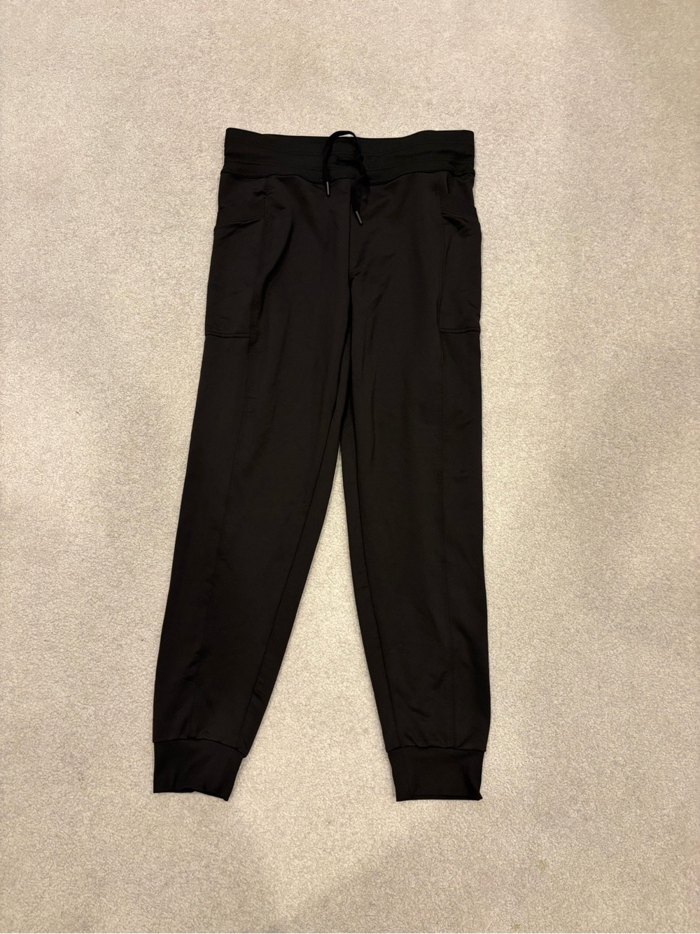32 DEGREES HEAT, Women’s Black Drawstring Jogger Pants, Size Medium